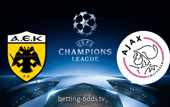 Aek Athens vs Ajax Champions League